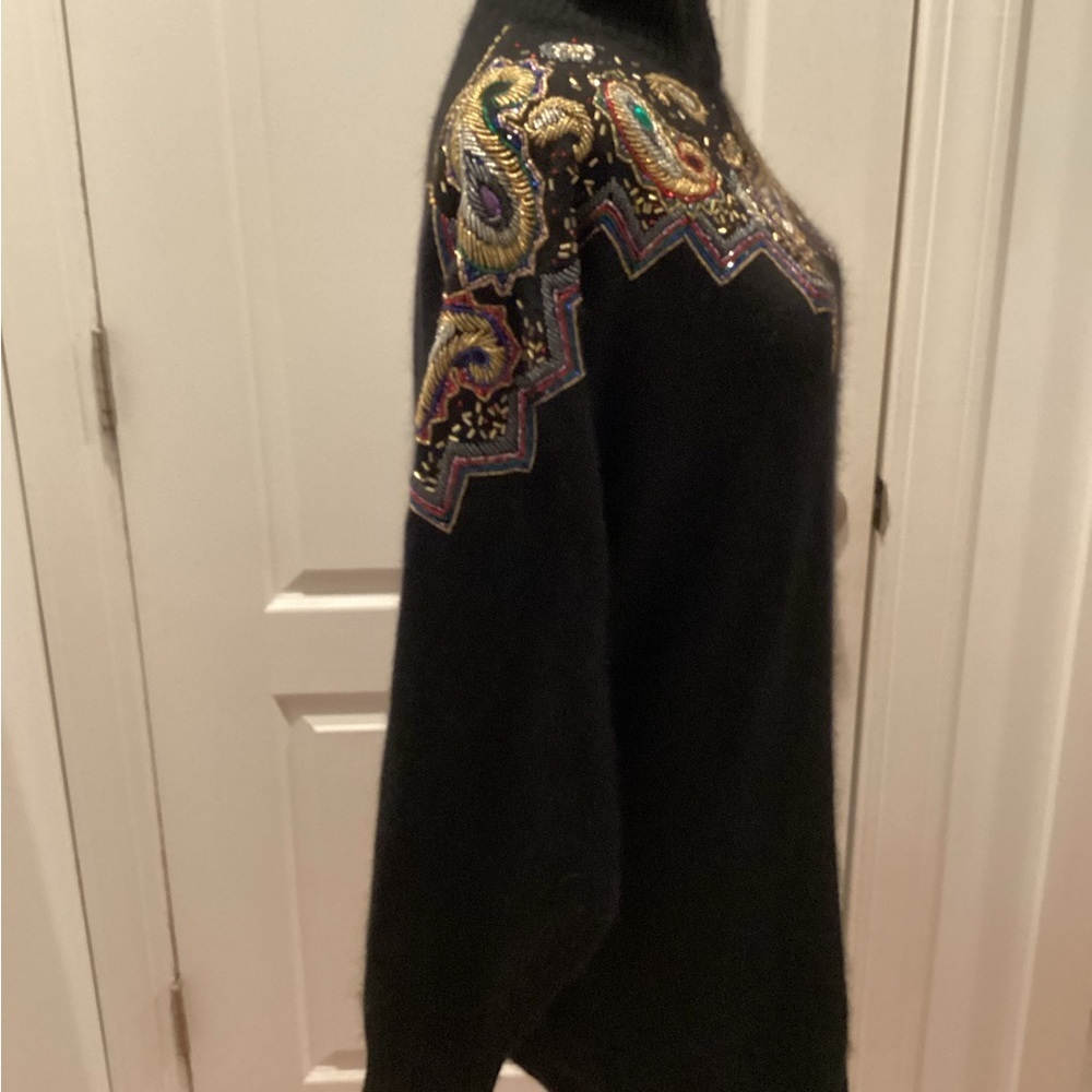 Embroidered Sweater (Size: 1X) - Picture 3 of 6